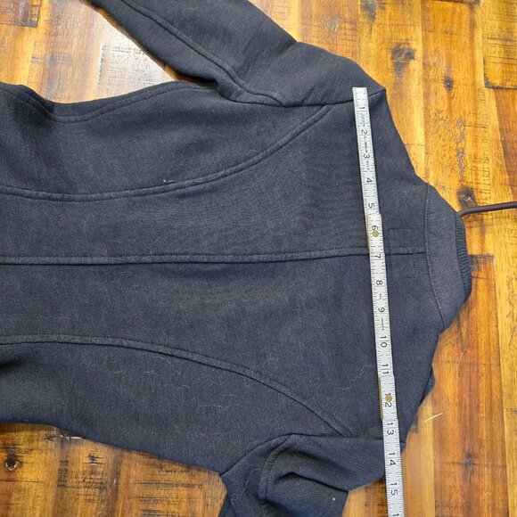 Denim & Supply Ralph Lauren black long officer's military style coat, size M - Picture 5 of 10